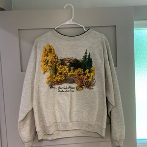 Vintage Great Smoky Mountain Crew Neck Sweatshirt